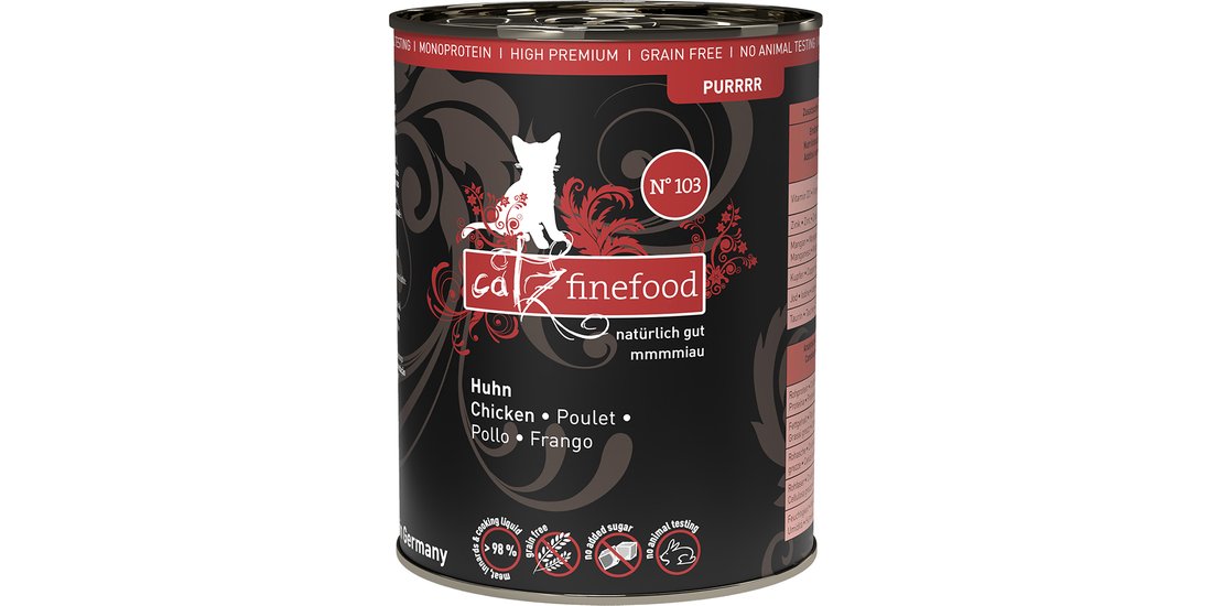 catz finefood Purrrr in lattina 6 x 400 g – Pollo…
