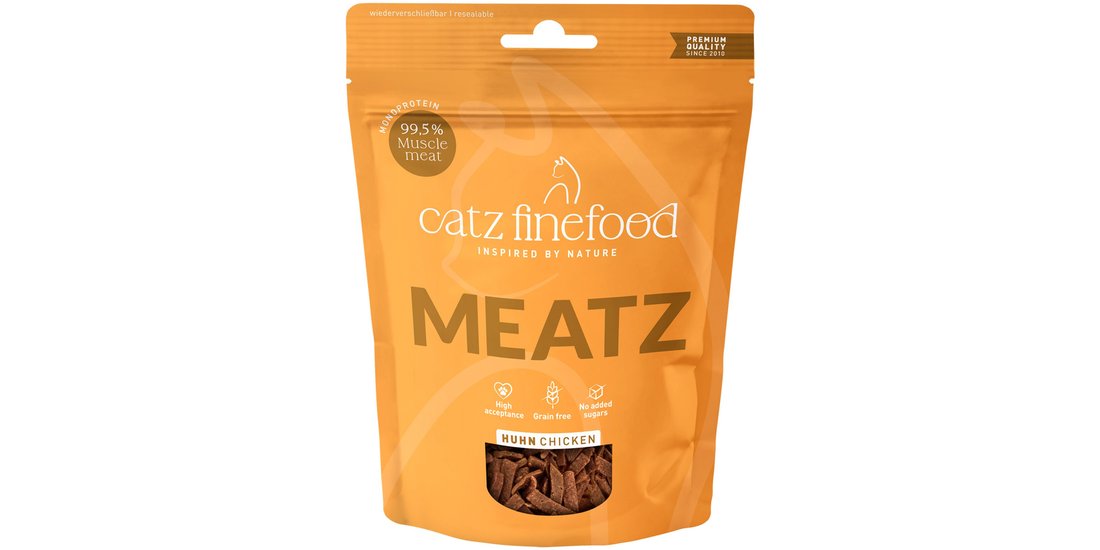Snack catz finefood Meatz – Set %: 2 x 45 g Pollo…