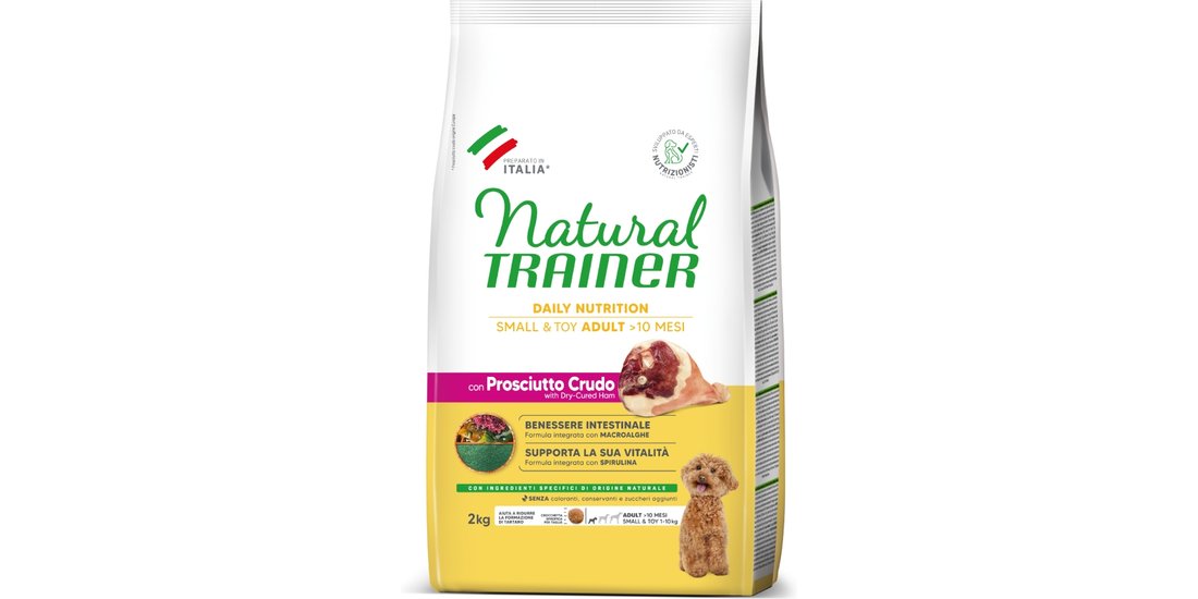 Natural Trainer Adult Small & Toy con Prosciutto…