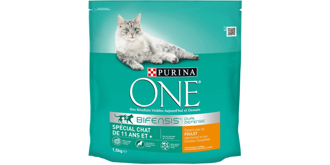 PURINA ONE 11+ Senior Pollo Crocchette per gatto…