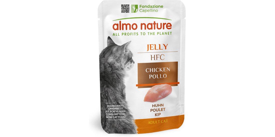 Almo Nature HFC Jelly in buste 6 x 55 g – Pollo…
