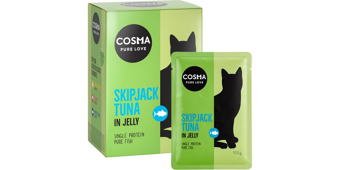 Cosma Original Buste 6 x 100 g – Tonno Skipjack…