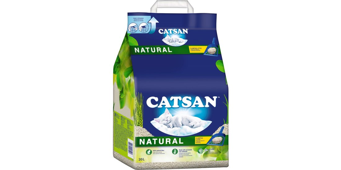 Lettiera Catsan Natural – 20 L (ca. 11 kg)