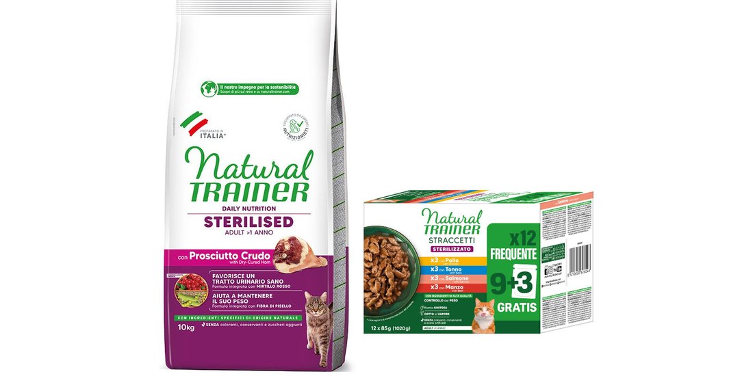 Prezzo speciale! 10 kg Crocchette Natural Trainer…