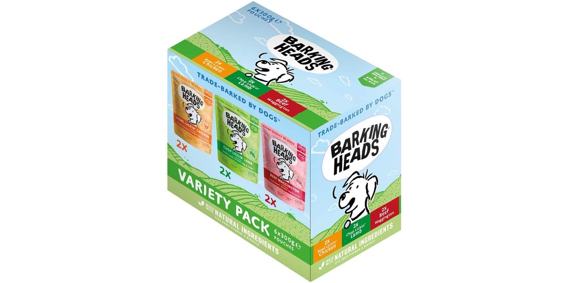 Barking Heads Variety Pack – 6 x 300 g