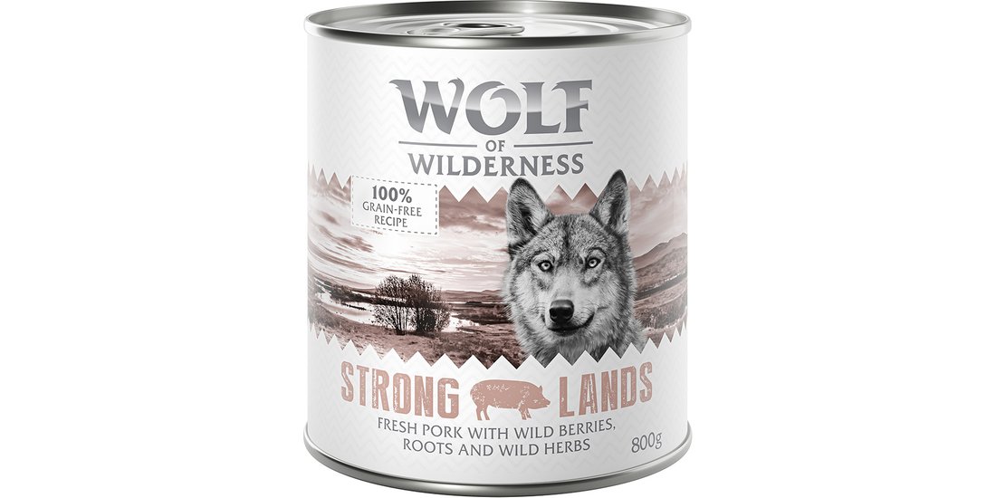 Wolf of Wilderness Adult 12 x 800 g umido Single…
