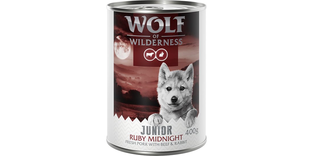 Wolf of Wilderness Junior “Red Meat” Ruby Midnight…