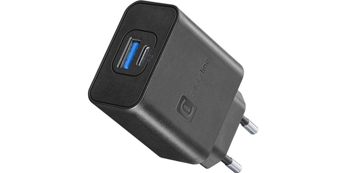 Cellularline Dual Super Fast Charger 45W – Samsung…