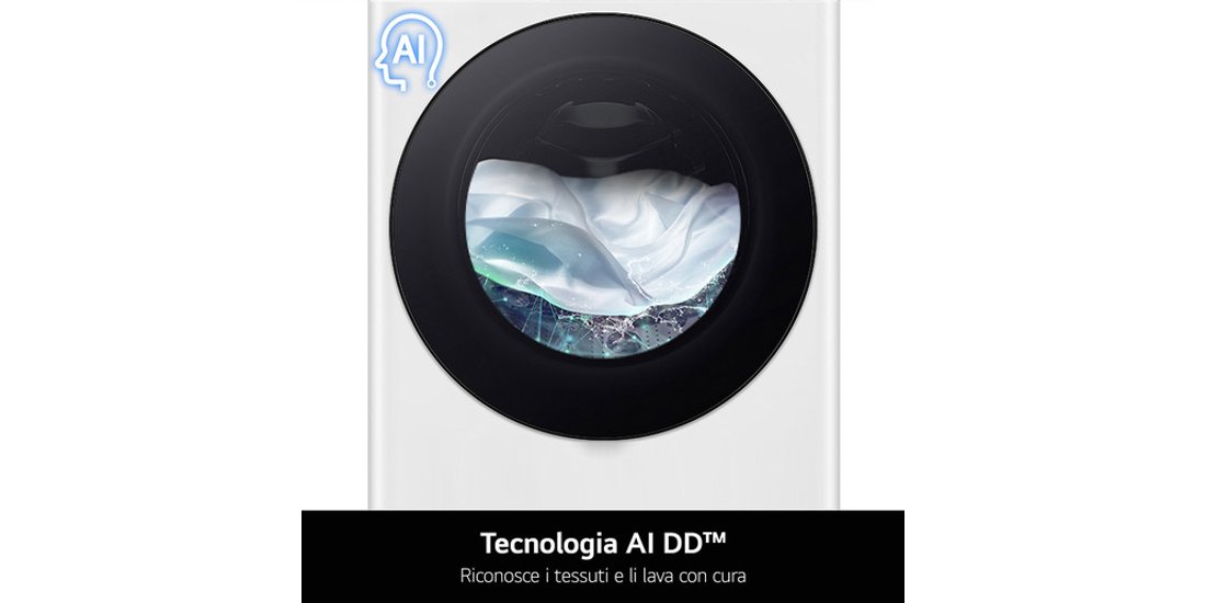 LG F0P3020TSWC Lavatrice capacità XL 20kg AI …