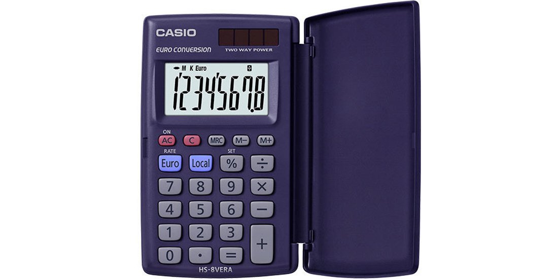 Casio HS-8VERA calcolatrice Tasca Calcolatrice…