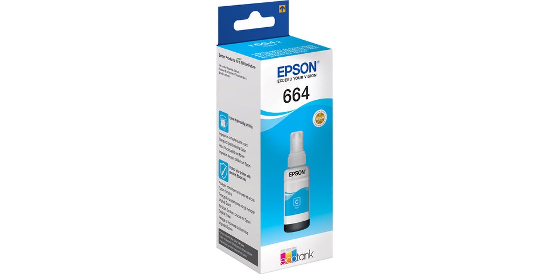 Epson 664 EcoTank flacone inchiostro ciano