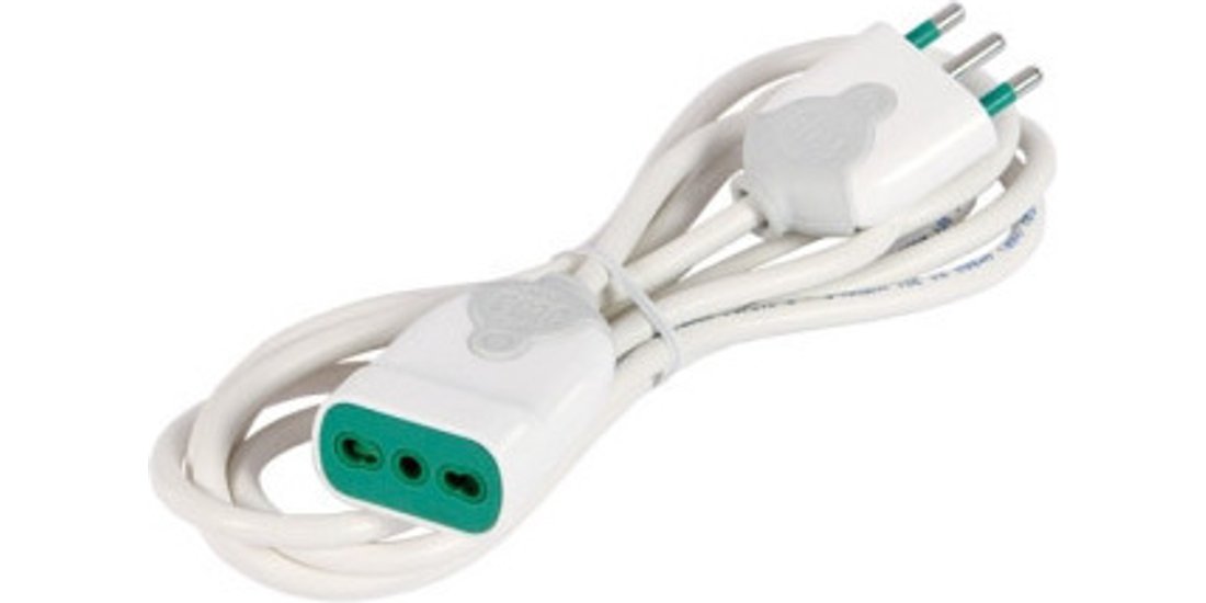 FANTON 92690 1presa(e) AC 3m Bianco prolunghe…