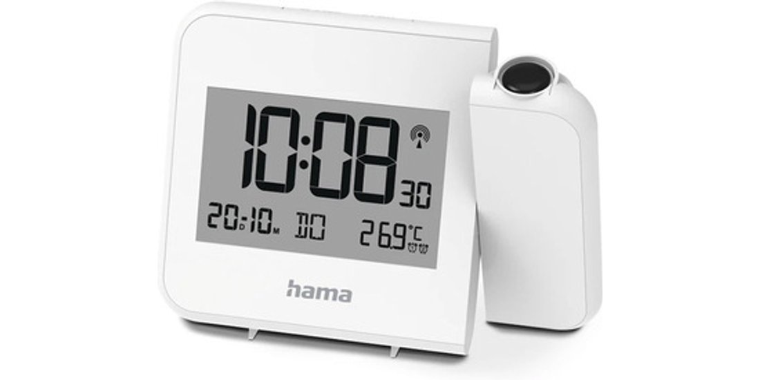 Hama Hvar Sveglia digitale Bianco