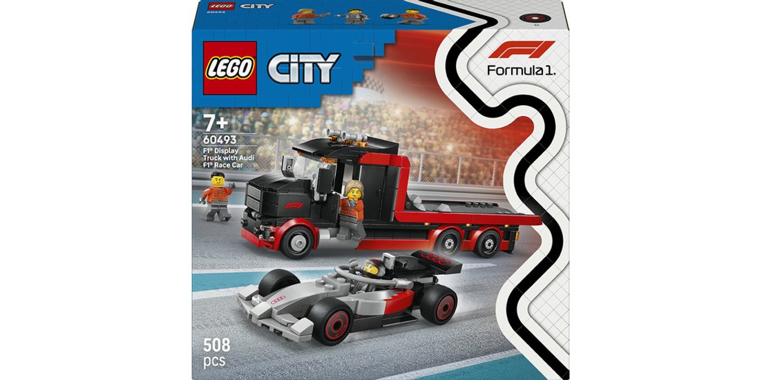 LEGO City Display Truck F1® con auto da …