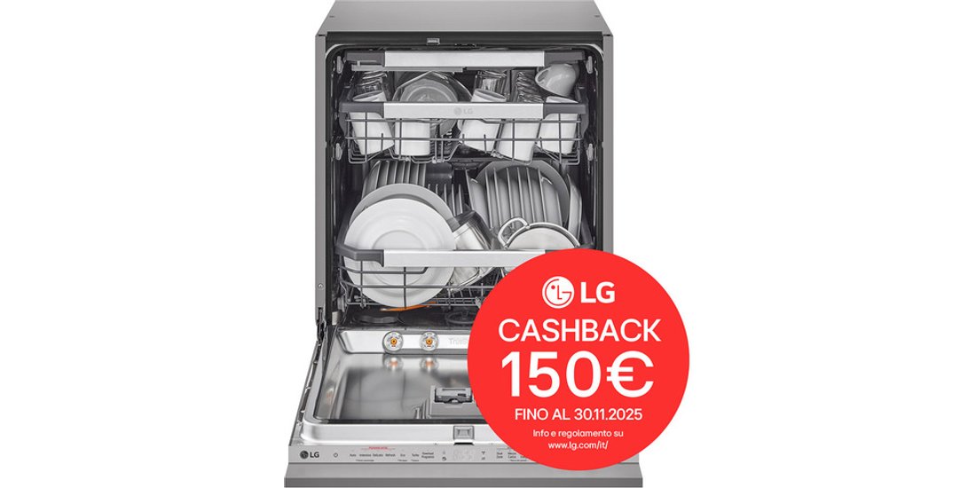 LG QuadWash DB475TXS Lavastoviglie a scomparsa…