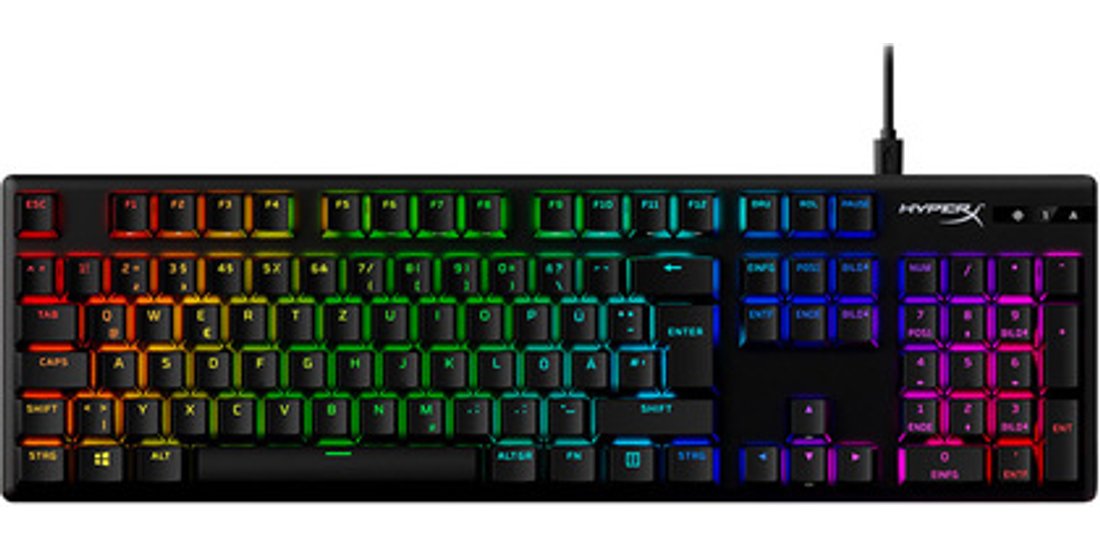 HyperX Alloy Origins PBT HX Red – Tastiera…