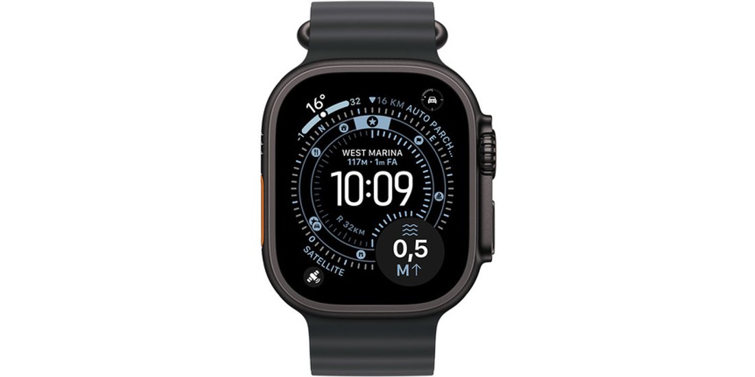 Apple Cinturino Ocean blu navy (49 mm) – Titanio…