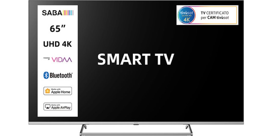 SABA SA65KN9VDA SMART TV 65” ULTRA HD 4K Sistema…
