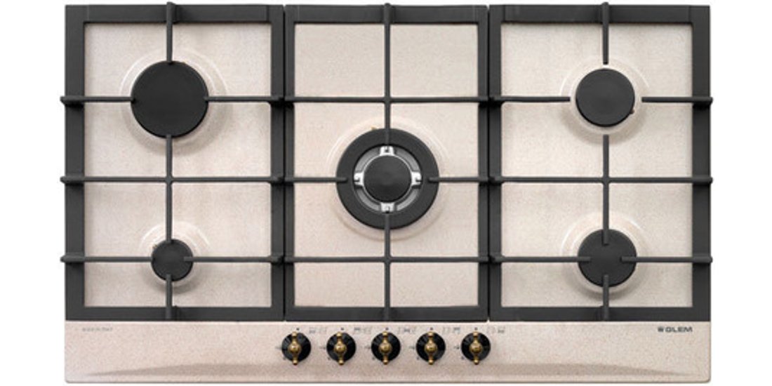 Glem Gas GT955HSA piano cottura Sabbia Da incasso…