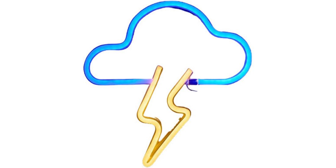 Muitomas NEONWCLOUD illuminazione da parete Lampadina…