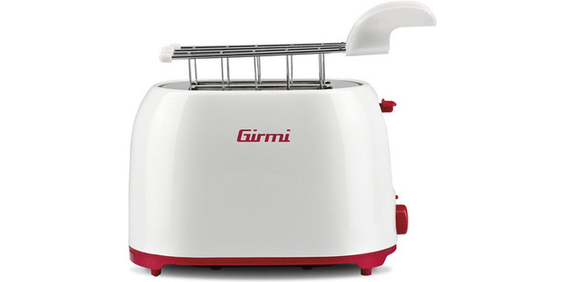 Girmi TP10 6 2 fetta/e 750 W Rosso Bianco