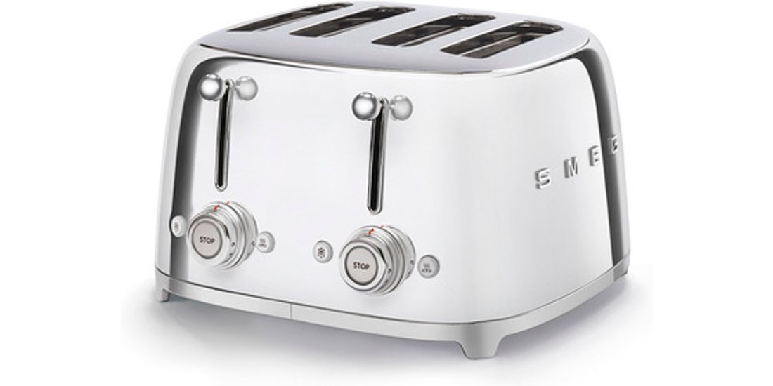Smeg 50’s Style Tostapane TSF03SSEU Acciaio