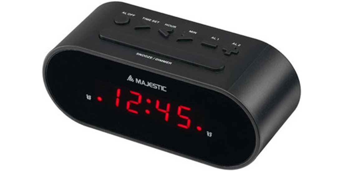New Majestic SVE-235 Sveglia digitale Nero