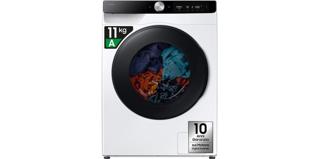 Samsung WD11DG6B85BK lavasciuga Caricamento …