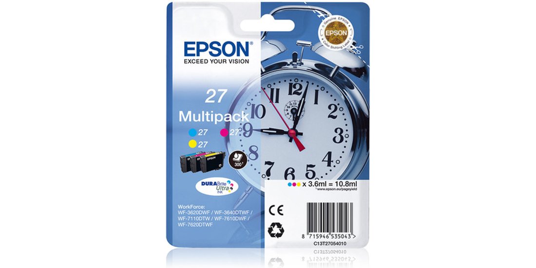 Epson Alarm clock Multipack 3-colour 27 DURABrite…