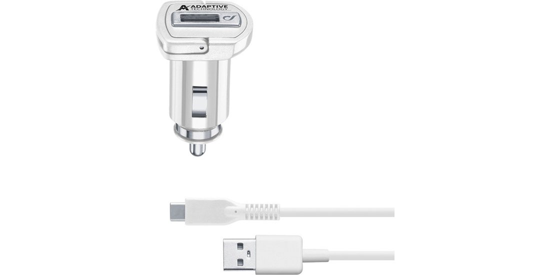 Cellularline Adaptive Fast Car Charger Kit 15W…