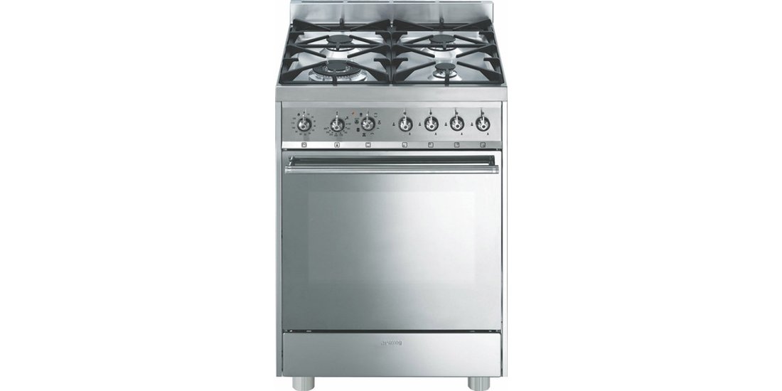 Smeg C6GMXI8-1 cucina Elettrico Gas Acciaio inox…