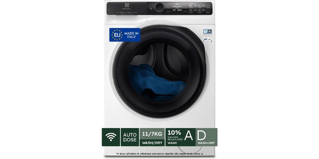 Electrolux Lavasciuga 11+7 Kg Classe D/A-10% …