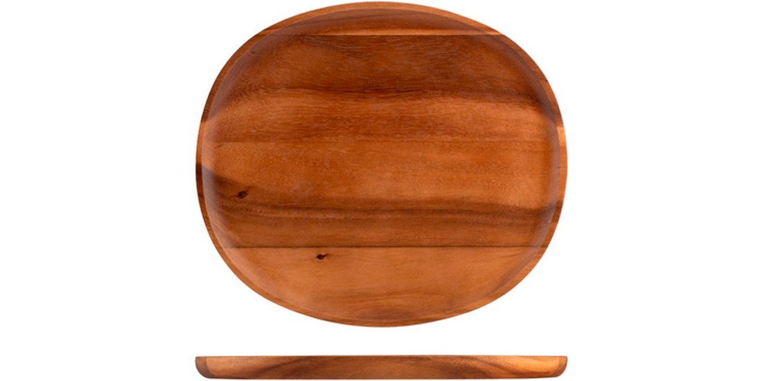 H&H Lifestyle Piatto Acacia in legno forma ovale…