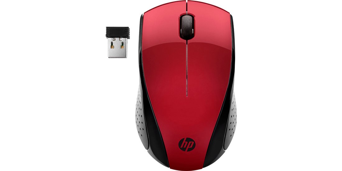 HP Wireless Mouse 220 (Sunset Red)