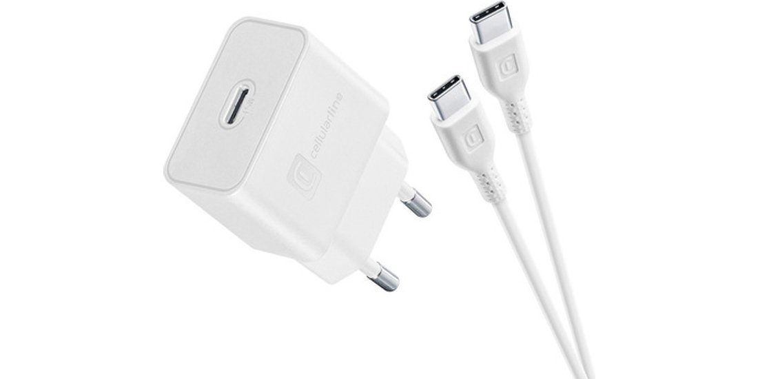 Cellularline USB-C Charger Kit 15W USB-C Charger…
