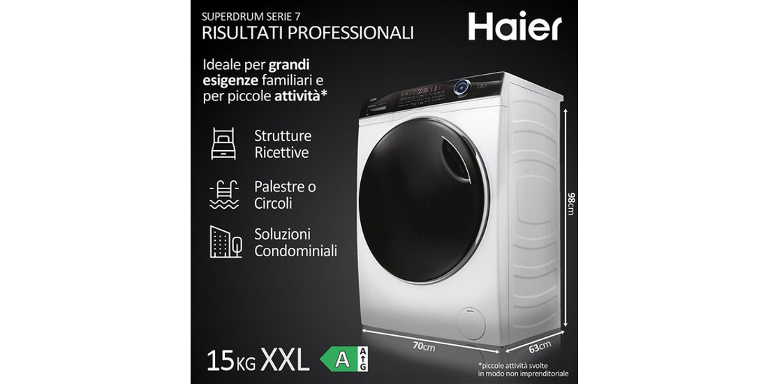 Haier HW150-BP14986EIT lavatrice Caricamento …