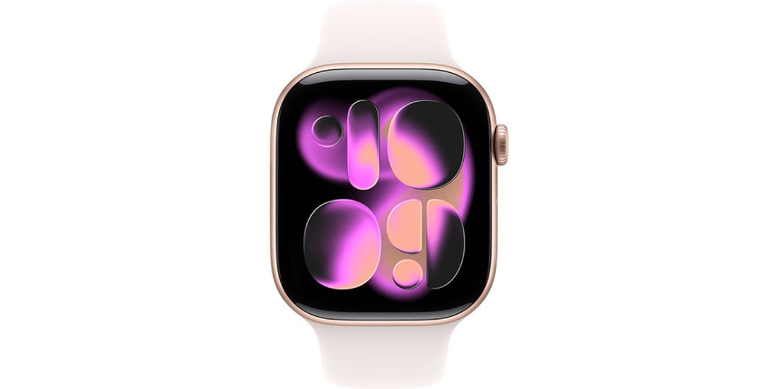 Apple Cinturino Sport rosa fard (46 mm) – S/M