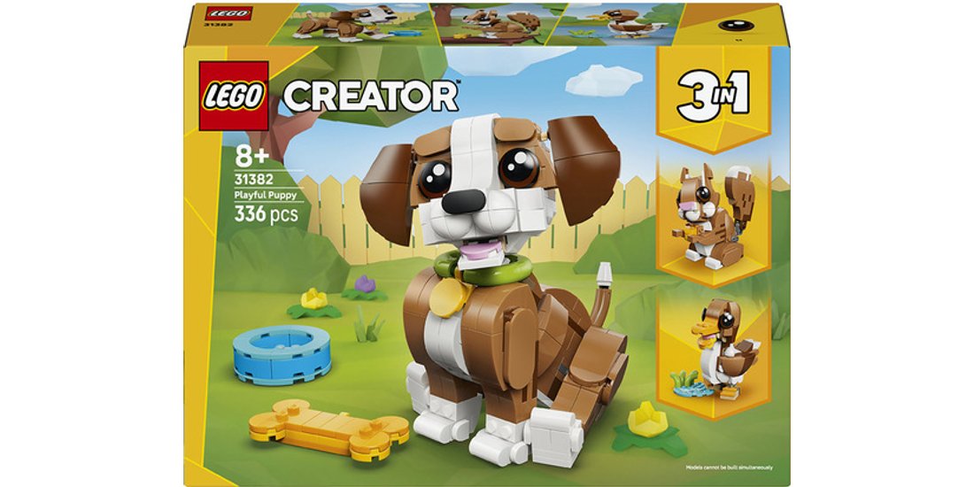 LEGO Creator 31382 3in1 Adorabili Animali: Cagnolino…