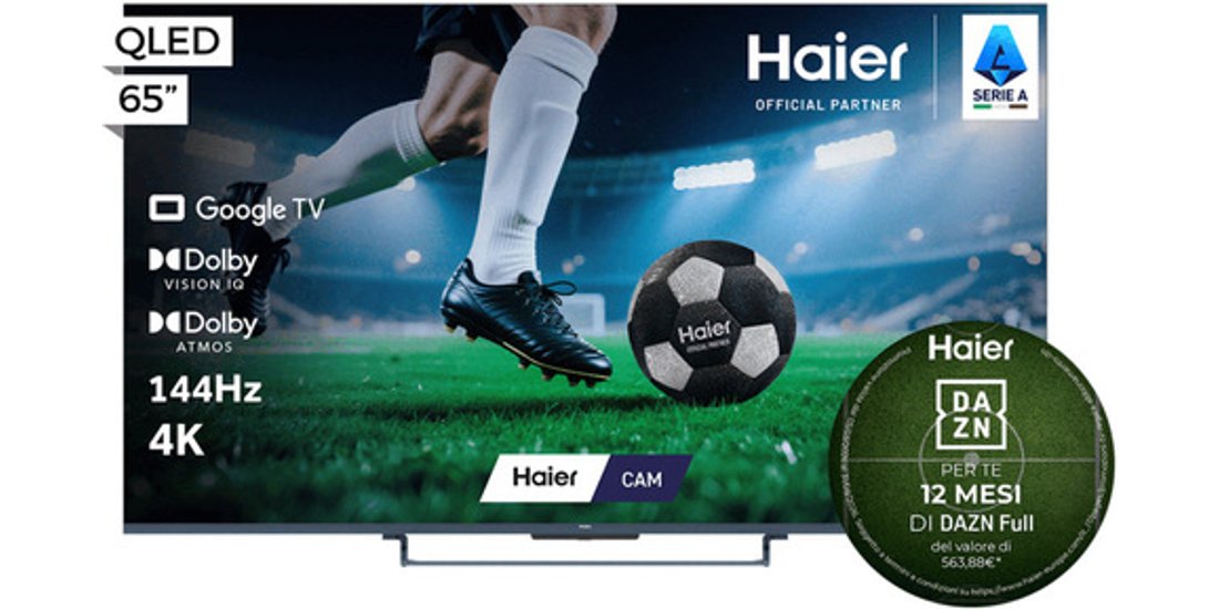 Haier H65S90GUX 1651 cm (65”) 4K Ultra HD Smart…