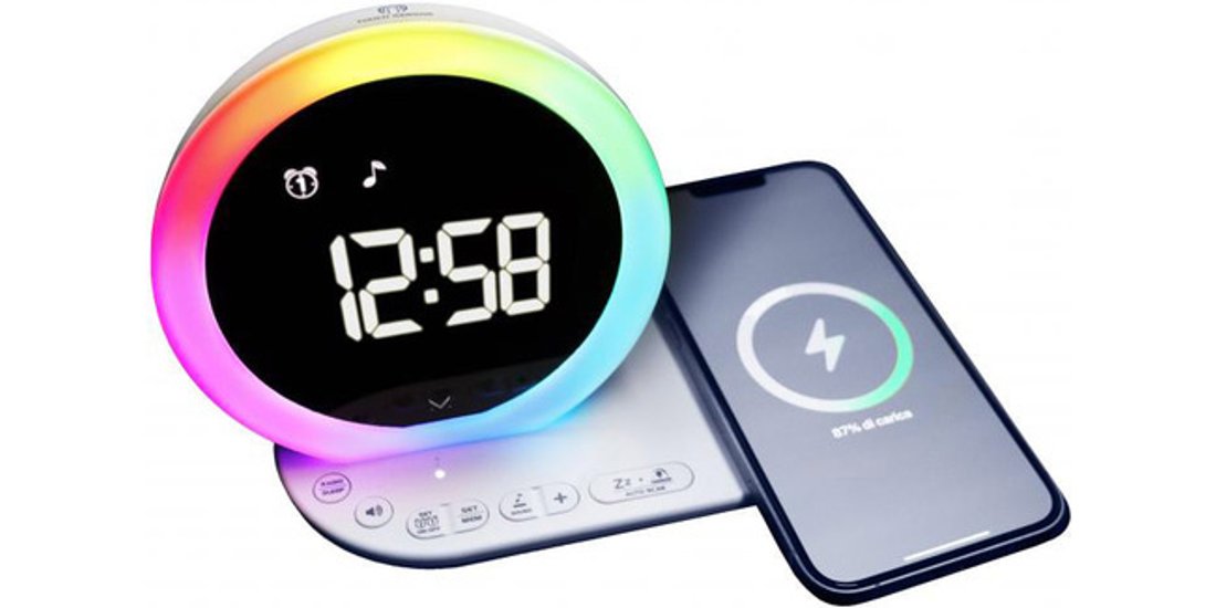 New Majestic RS 138WI Sveglia digitale Bianco