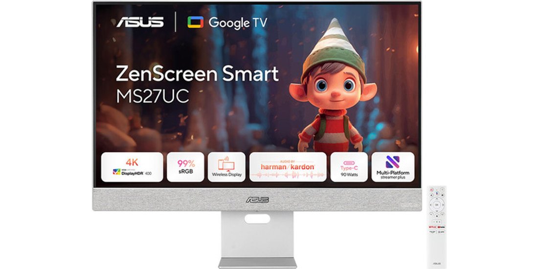 ASUS ZenScreen Smart Monitor MS27UC Monitor PC…
