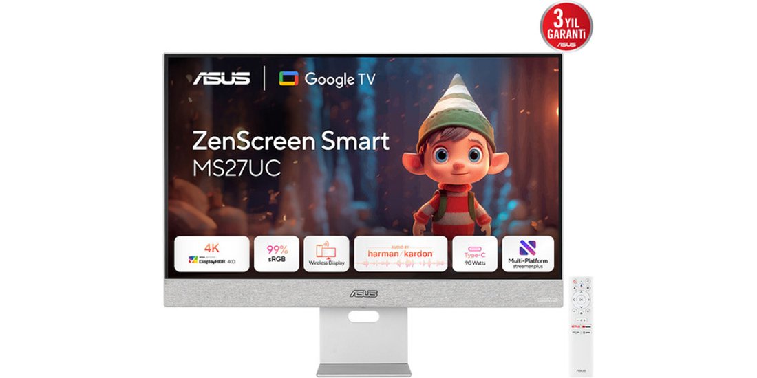 ASUS ZenScreen Smart Monitor MS27UC Monitor PC…