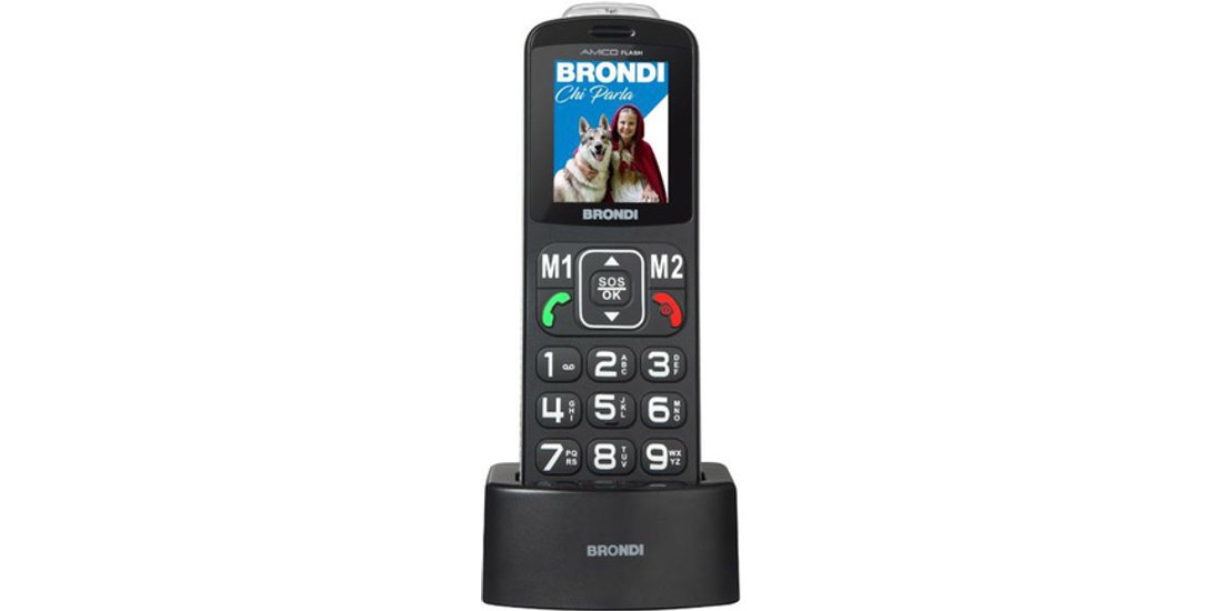 Brondi Amico Flash 508 cm (2”) Nero Telefono…