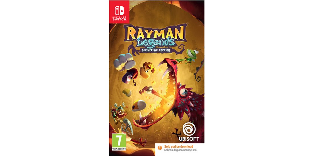 Rayman Legends: Definitive Edition Code in Box…
