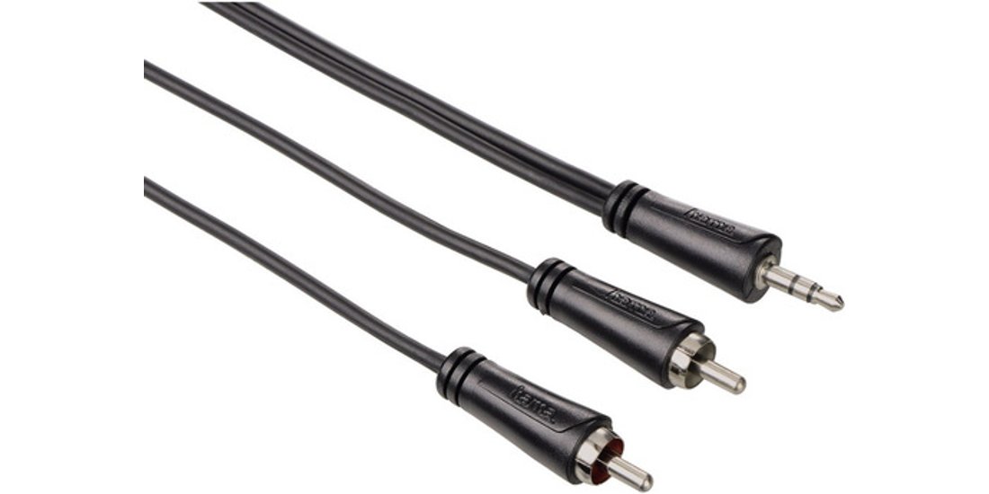 Hama Cavo 2 RCA M/Jack 3.5 mm M 5 metri 1 stella…