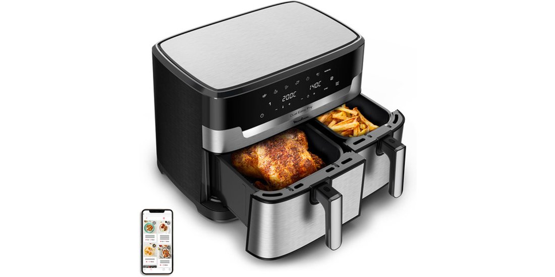 Moulinex Dual Easy Fry XXL Friggitrice ad Aria…