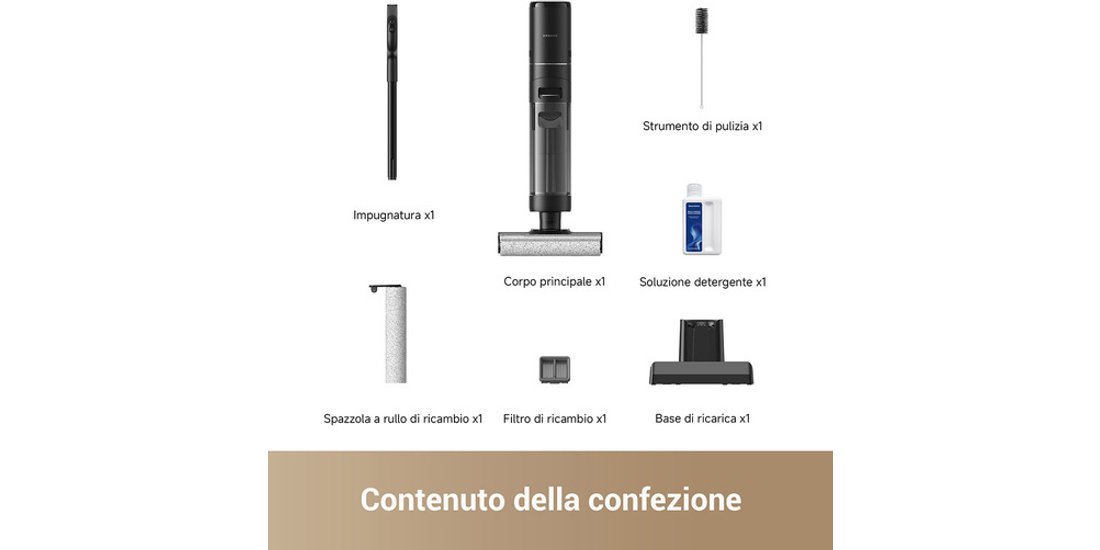 Dreame G10 Pro Aspirapolvere elettrica Batteria…