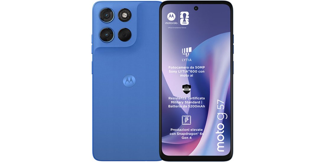 Motorola moto g57 Camera 50MP Doppia SIM Android…