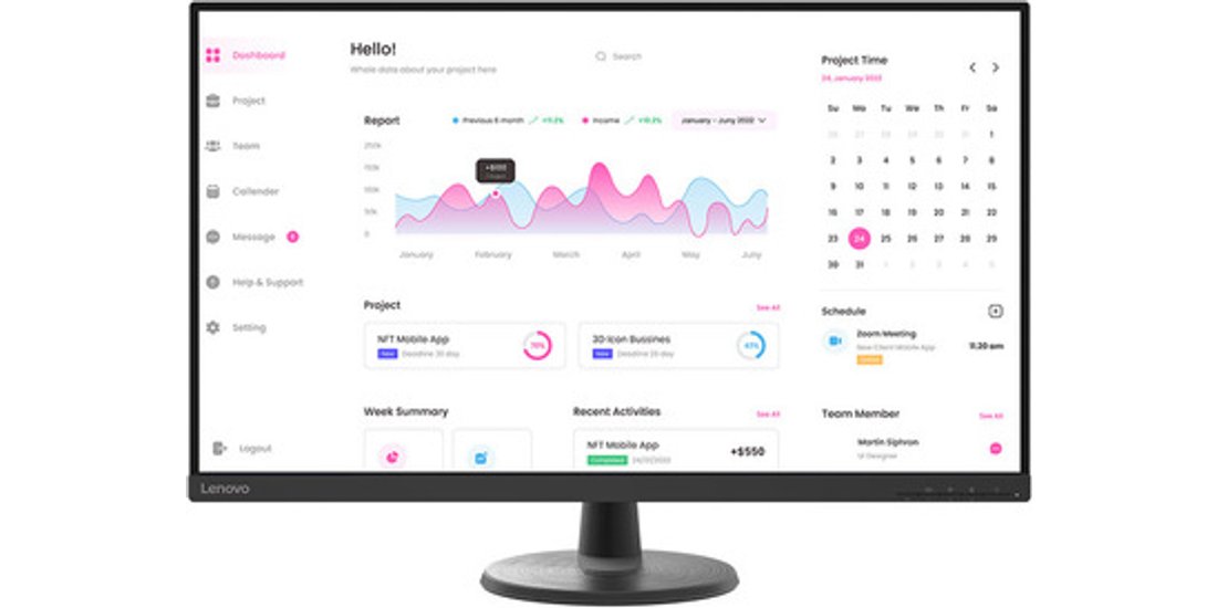Lenovo Monitor D32-40 31.5” WLED 60Hz 4ms Garanzia…