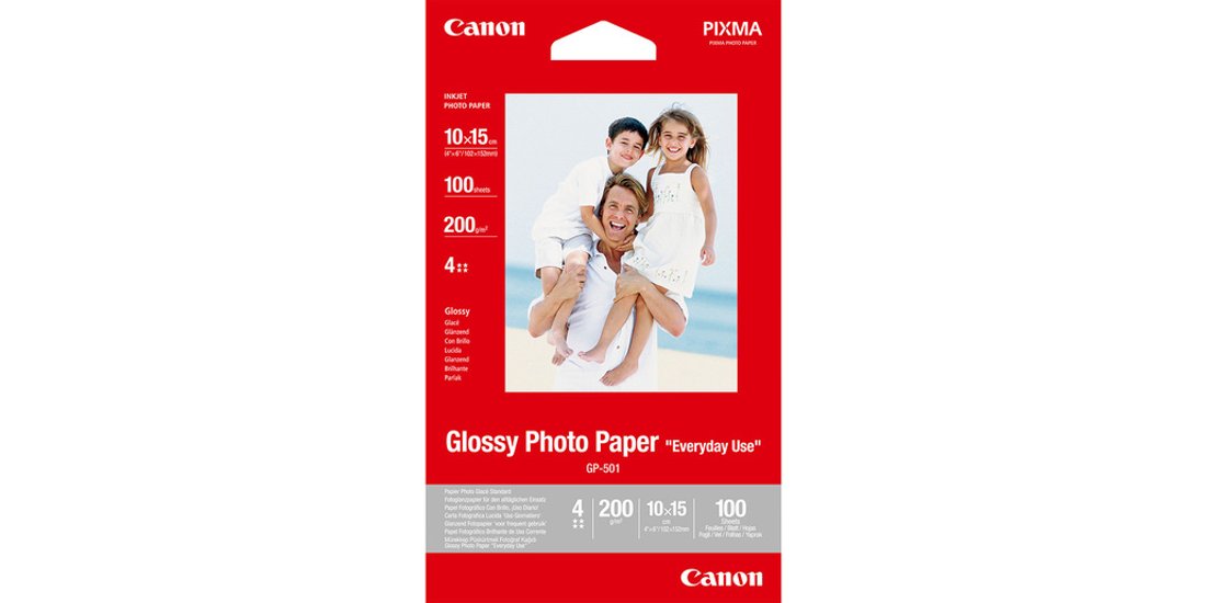 Canon Carta fotografica lucida GP-501 4×6” – …